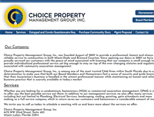Tablet Screenshot of choicepmg.com